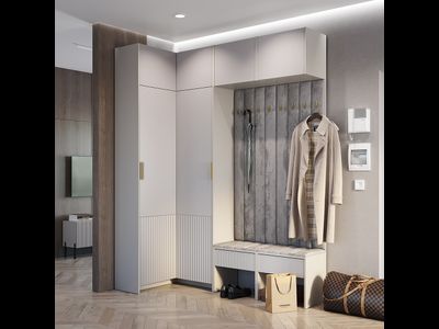 Модульная прихожая "Пандора" Вариант 1 (Мебелони)