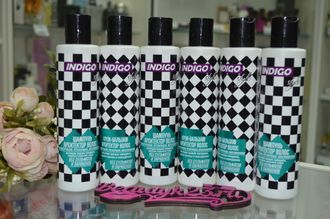 Безсульфатный шампунь и крем-бальзам «архитектор волос» для восстановления и питания (Indigo Style Proff Hair Architect Repair Nutrition Shampoo), объем 200 мл