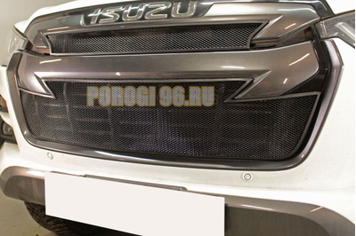 Защита радиатора Isuzu D-Max 2019- black низ