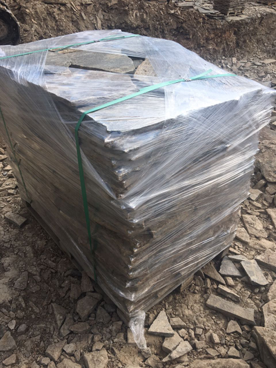 Плитняк - кварцит серебро