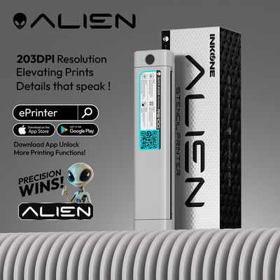 Беспроводной термо принтер INKONE Thermal Transfer Stencil Printer RS100