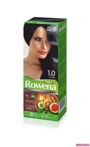 Rowena Краска для волос Soft Silk, тон 1.0 Черный (без аммиака)