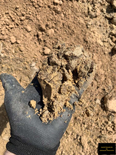 природный немытый песок