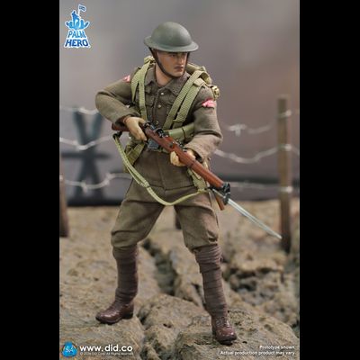 Британский солдат Первой Мировой войны - Коллекционная фигурка 1/12 SCALE WWI British Infantry – Albert Brown (XB80028) - DID