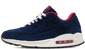 Nike Air Max 90 VT Blue/Red With Fur с Мехом