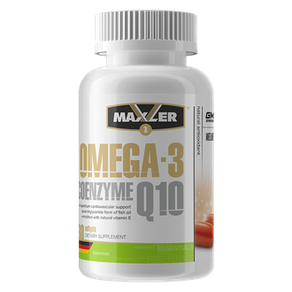 (Maxler) Omega-3 Coenzyme Q10 - (60 капс)