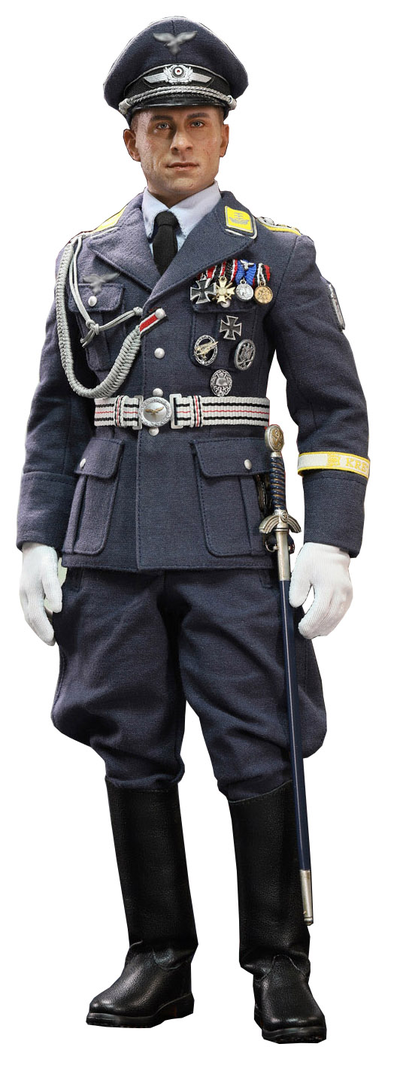 Капитан Люфтваффе - Коллекционная ФИГУРКА 1/6 scale WWII German Luftwaffe Captain – Willi (D80147) - DID