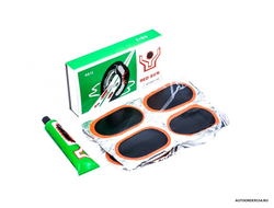 Набор для ремонта камер (клей+латки) 12шт.