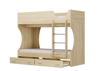 Кровать двухъярусная Д2 Дуб сонома (Олмеко)