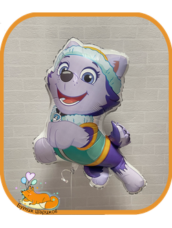 Фольгированный воздушный шар с гелием скай Щенячий патруль