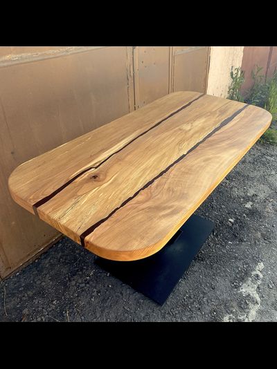 стол из слэба бука