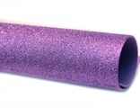Фоамиран глитерный, толщина 2 мм,  20*30 см, цвет фиолетовый (№7)