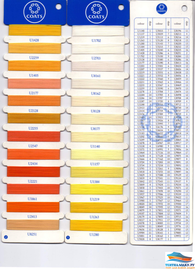 НИТКИ Сoats Dabond   20,  длина 3000 , 2000 м.