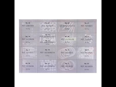 Набор запасных частей в боксе для краскопультов Walcom SLIM KOMBAT HVLP 90189