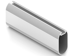 ELIPS Штанга овальная 15х30, с пазом под демпфер, L=...м СЕРЕБРО МАТОВОЕ  AA0733.VP565.SLMAN.CJ  ARISTO