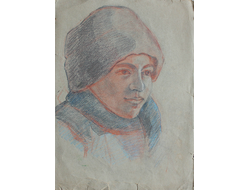 рисунки портреты бумага карандаш 1930-1980 гг