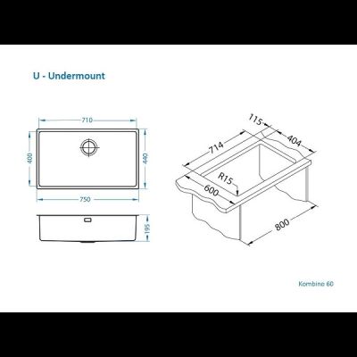 Мойка Alveus KOMBINO 60