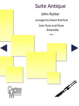 Rutter, John Suite antique for flute solo and flute ensemble score and parts