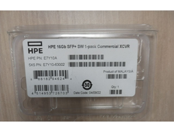 Трансивер HPE  16Gb SFP+ SW 1-pack Commercial XCVR  E7Y10A