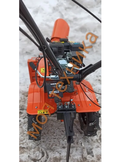 Мотоблок бензиновый Рысь МБР 7-10 ПРО колеса 4*10