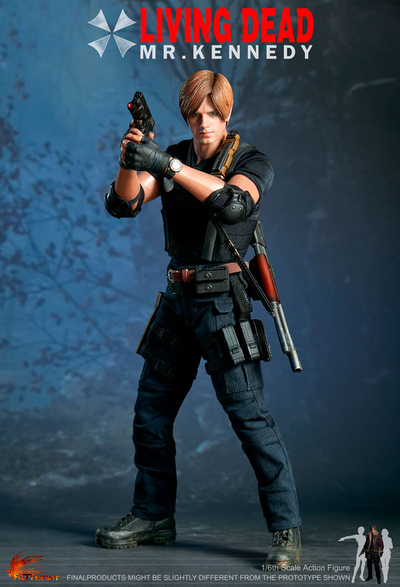 Леон С. Кеннеди (Resident Evil 4 Remake)  - Коллекционная ФИГУРКА 1/6 scale Mr.Kennedy complete set (FD014C) - Hot Heart