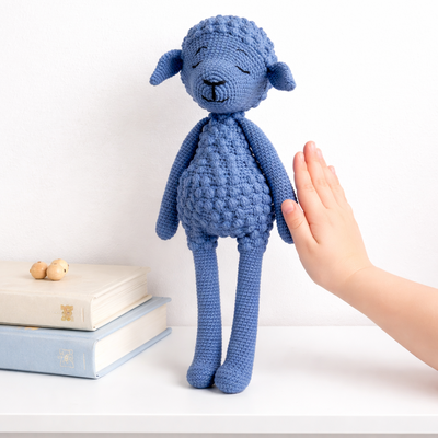 Ортяша, брендовый вязаный барашек ручной работы