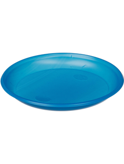 Тарелка одноразовая Комус d 205мм, синяя, ПС 50 штук в упаковке