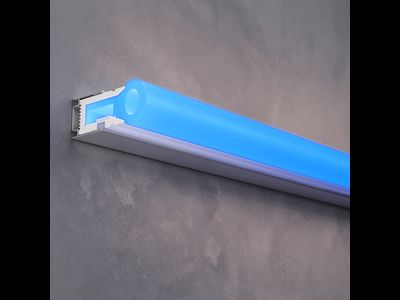 Гибкий неон 1708 24В 9,6Вт/м Blue IP67 5м, 200521