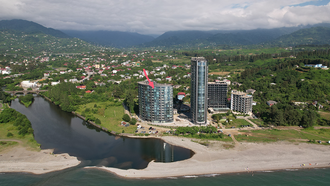 Квартира 1+1, в долгосрочную аренду, в загородном жилом комплексе "Tropical Garden". Пригород Батуми (сдана до 04.07.24)