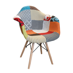 Офисный стул с тканевой обивкой