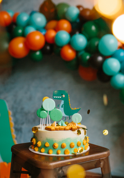 Оформление детского годовасия в стиле "Дино" "№ 1461