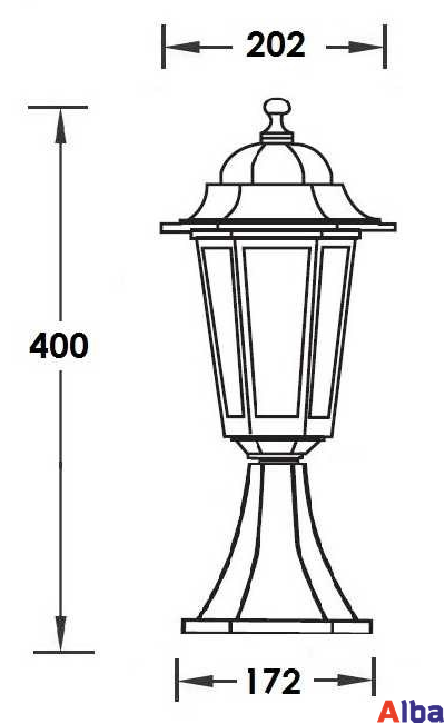 Petersburg S 79804 bl Парковый светильник