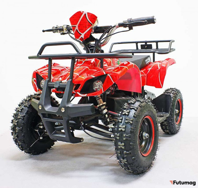 Квадроцикл GreenCamel Гоби K21 (30 Ah 36V 800W R6 Цепь) Красный паук