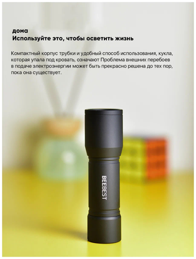 Фонарик Xiaomi Beebest Portable Flashlight F1