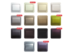 Розетки и выключатели Systeme Electric серии Glossa