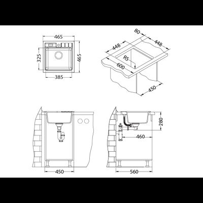 Мойка Alveus Niagara 20 бежевый