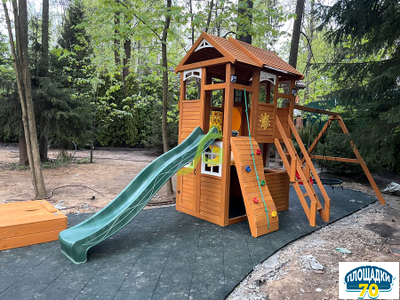 Детская площадка IgraGrad Клубный домик 2 с трубой
