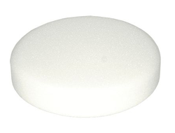 Полировальный круг D150 на липучке плоский белый