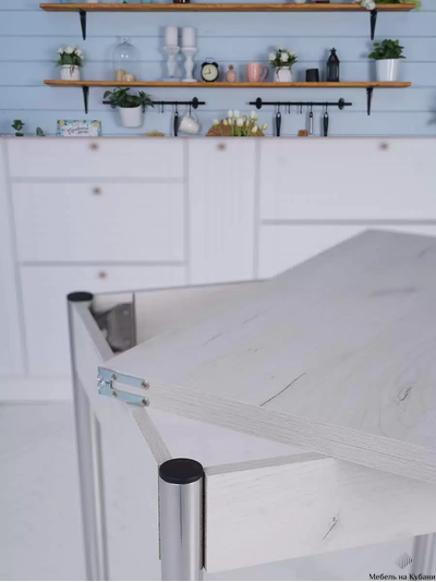 Стол Виста Лайт раскладной Крафт белый