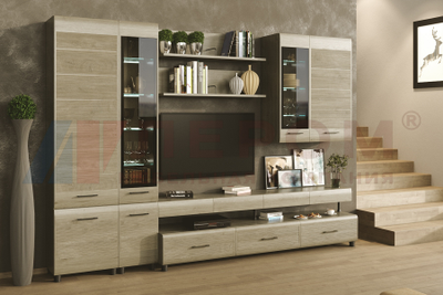 Композиция гостиной Камелия Гикори Джексон светлый