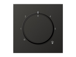 Лицевая панель термостата для теплого пола LS990, цвет антрацит, Jung AL1749AN