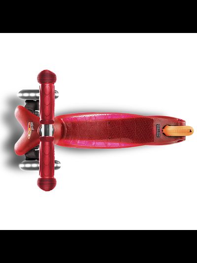 Самокат MINI MICRO КРАСНЫЙ LED СВЕТЯЩИЕСЯ КОЛЕСА