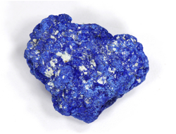 Азурит, необработанный "дикий" образец, Россия, Челябинская обл., Михеевское  месторождение (23*18*9 мм, 5 г) №28299