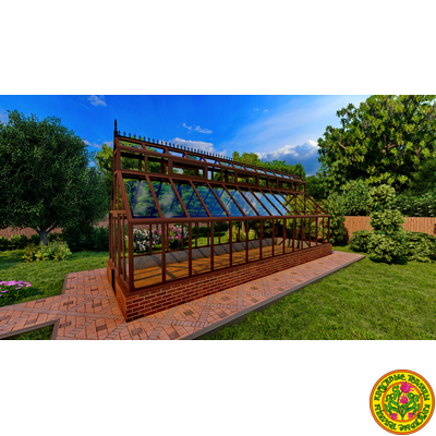 Базовая комплектация теплицы ЙОРКШИР Х размером 9000 х 3000 мм