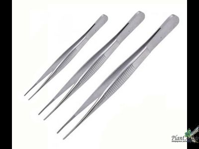 Удобный металлический пинцет для посадки растений
