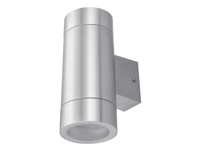 Светильник Ecola 8013A влагозащ.прозр.цилиндр металл.сатин-хром IP65 2*GX53 205х140х90 FS53C2ECH