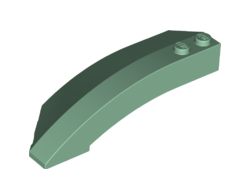 Wedge 8 x 3 x 2 Open Right, Sand Green (41749 / 4162714 / 4288383 / 6258344)