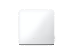 Systeme Electric ArtGallery Лотос Выключатель 1-клавишный с подсветкой, сх.1а, 10АХ, GAL001313