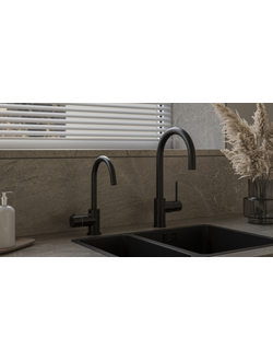 Система мгновенного кипячения воды 2в1 AQUAHOT 3300 BM (матовый черный)