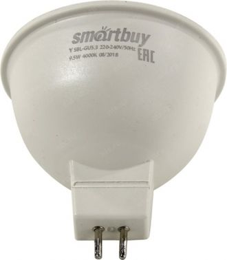 Лампа Smartbuy LED MR16 9,5W 4000K GU5.3